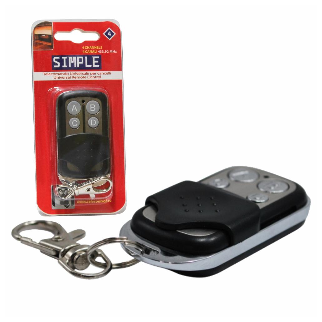 (imagem para) Comando Garagem Universal 4 Canais 433mhz