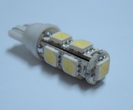 Lâmpada T10 - 9 SMD Led para mínimos ou interior