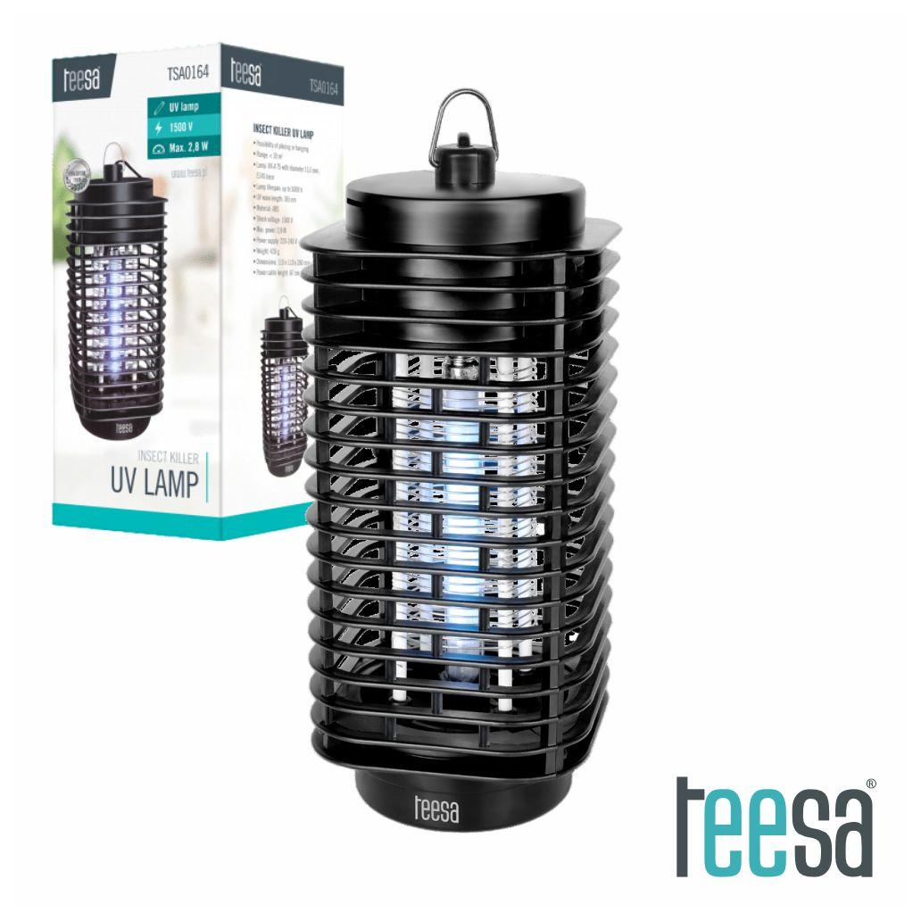 Mosquiteiro Elétrico C/ Lâmpada UV 2.8W TEESA (imagem para) Mosquiteiro Elétrico C/ Lâmpada UV 2.8W TEESA