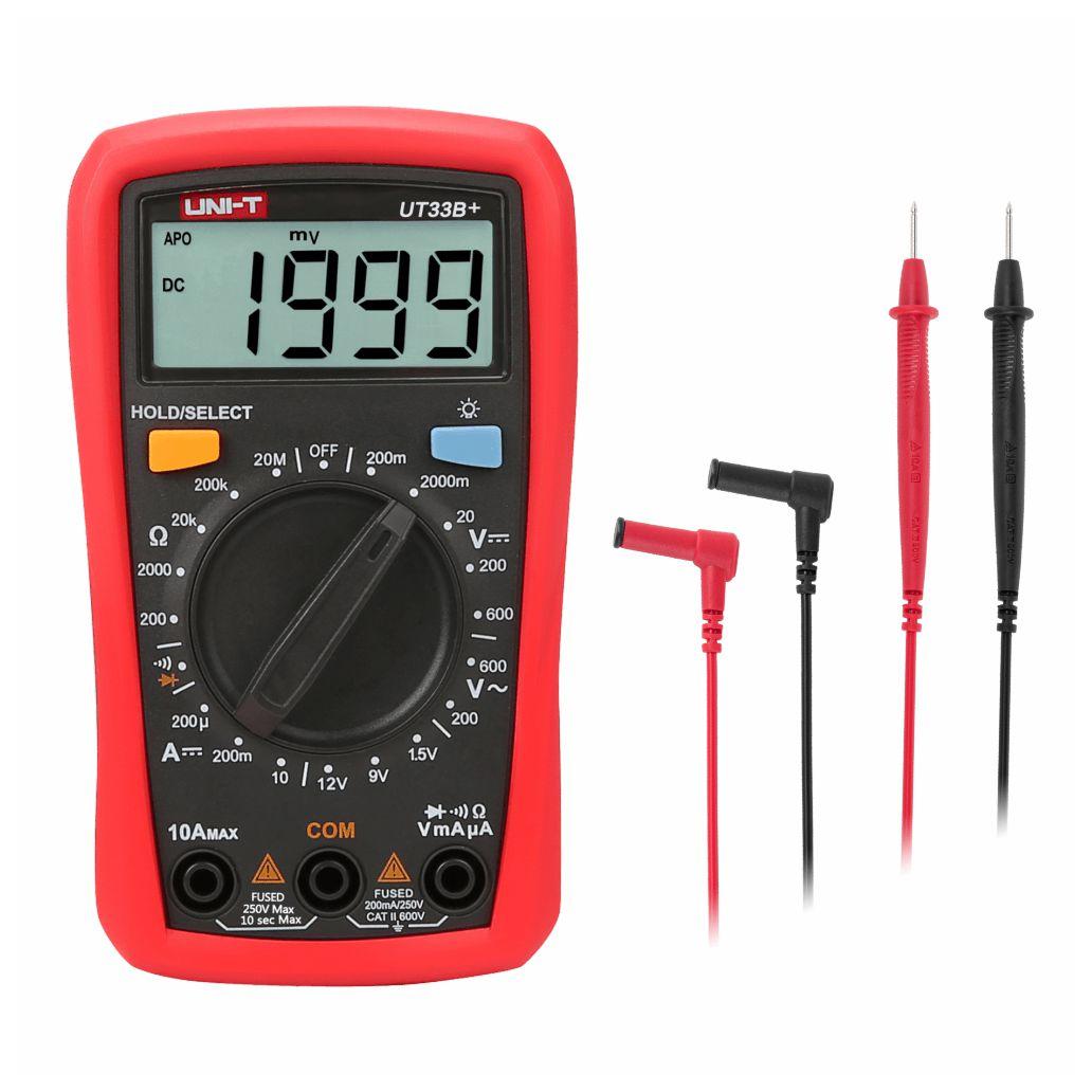 (imagem para) Multímetro Digital 600V 10A 20MOhm UNI-T