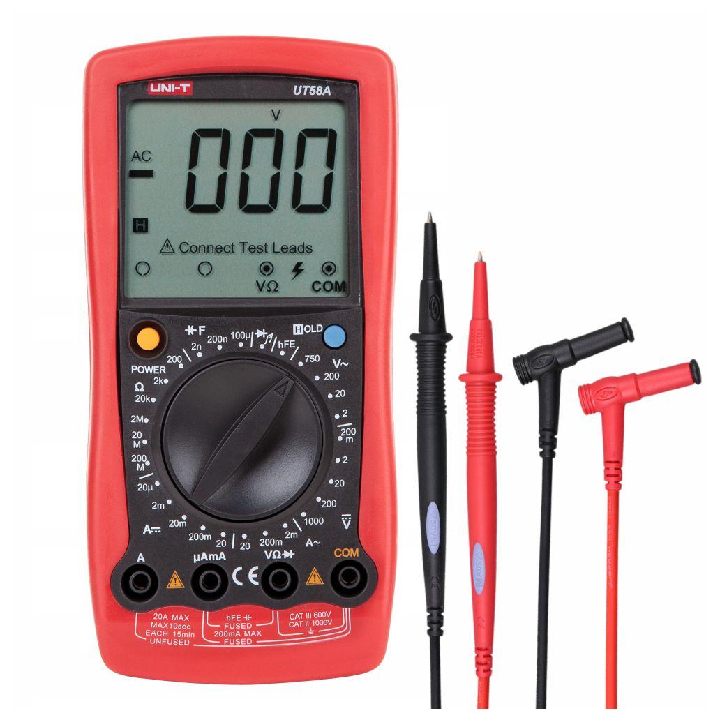 (imagem para) Multímetro Digital 1000V 20A 200MOhm UNI-T