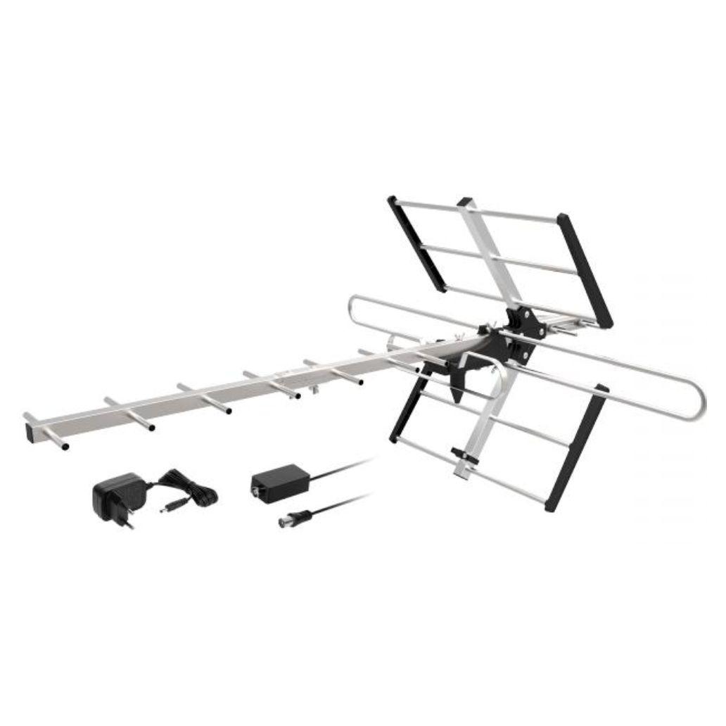 (imagem para) Antena de TV Exterior Yagi UHF