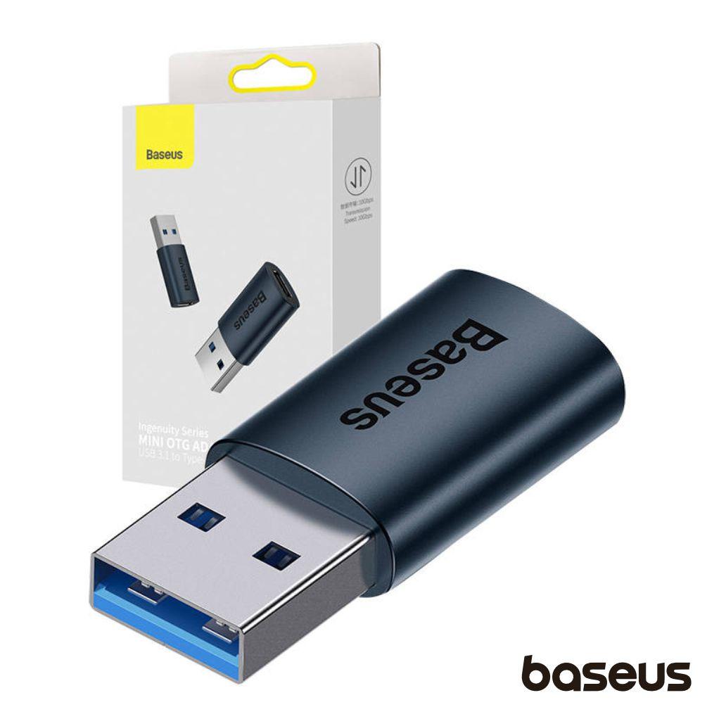 (imagem para) Adaptador USB-C Fêmea / USB-A Macho OTG Ingenuity BASEUS