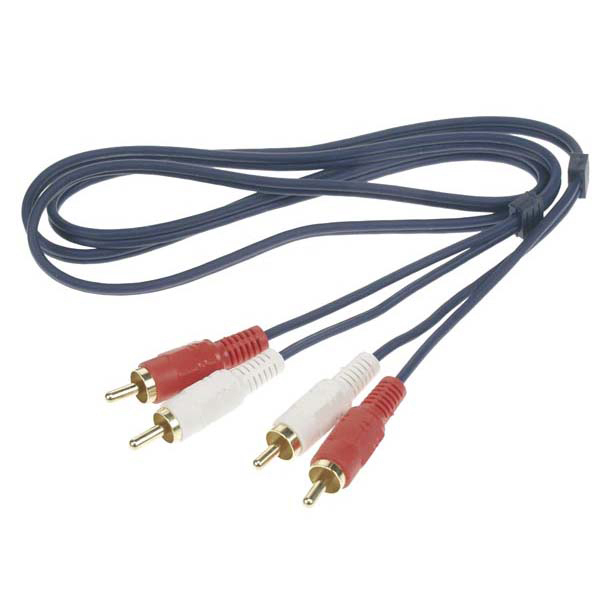 (imagem para) Cabo 2xRCA M p/ 2xRCA M - 1.2m
