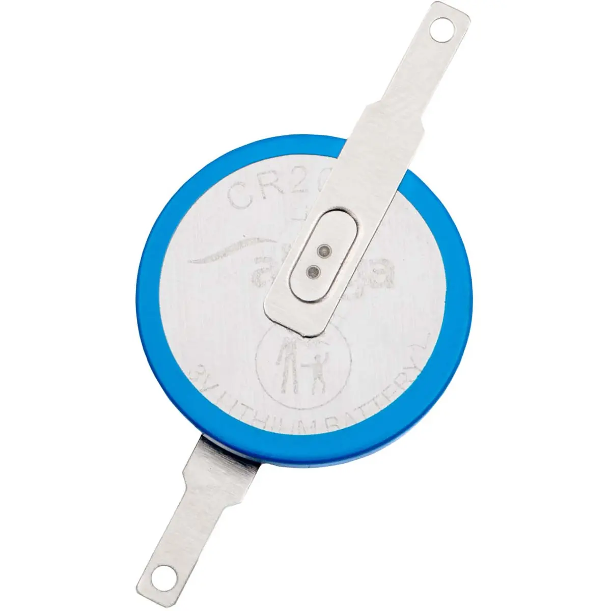 (imagem para) Pilha de lítio CR2032 3.0V 210mAh c/ patilhas - horizontal