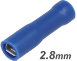 Terminal fêmea comp. isolado azul (1.5-2.5mm²) 2.8mm