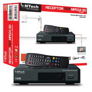 Receptor Digital Terrestre - Ntech - TDT1200 SD (imagem para) Receptor Digital Terrestre - Ntech - TDT1200 SD